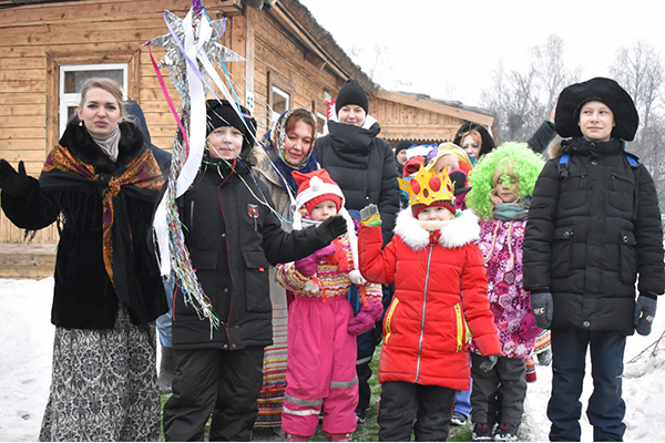 В Старый-Новый год Музей-заповедник Ю.А. Гагарина собрал друзей у костра Двенадцати месяцев