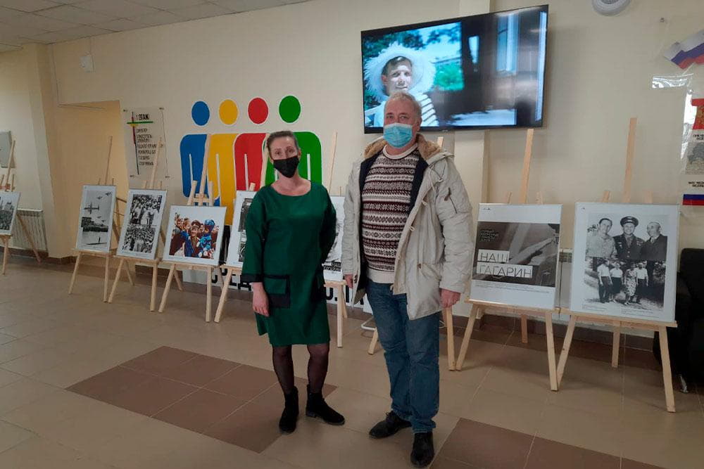 Выставка «Наш Гагарин» продолжает путешествие по Крыму! Выставка «Наш Гагарин» продолжает путешествие по Крыму!