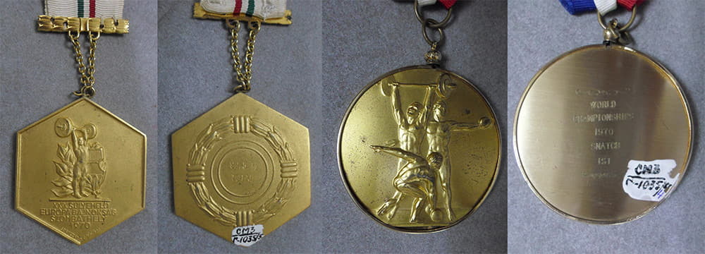 Медали чемпиона Мира и чемпиона Европы. 1970-е гг.