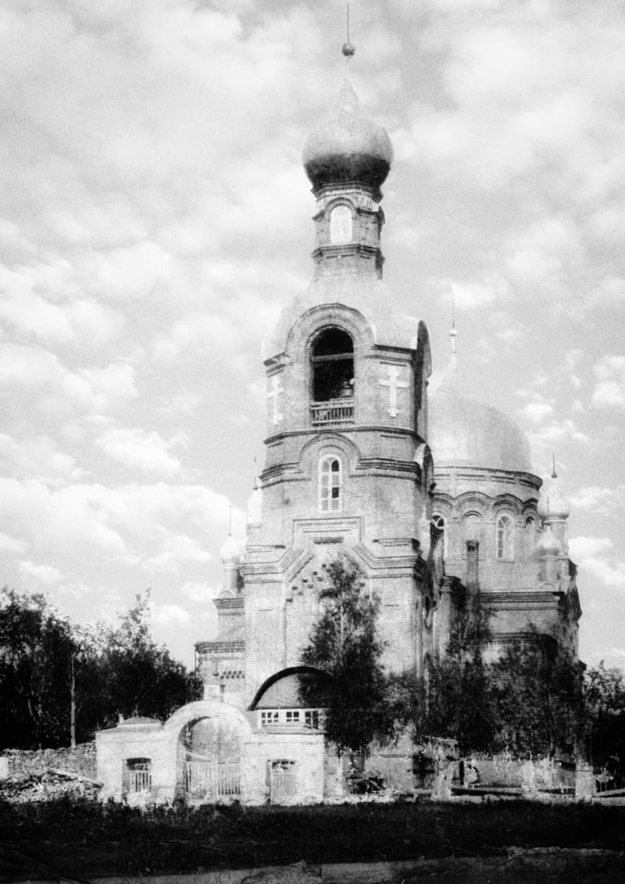 Никольская церковь в селе Клушино, 1910 год