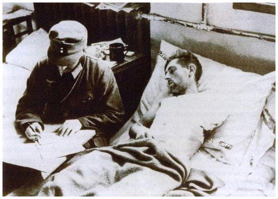 В немецком полевом госпитале. 1942 г.