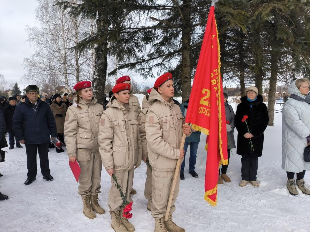 Знамя дивизии, 80 лет назад освободившей Гжатск от фашистского рабства, передано в наш Музей IMG_20230306_111811.jpg