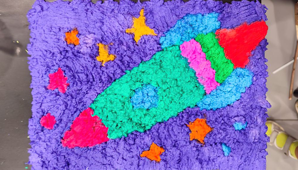 Ракета из папье-маше Ракета из папье-маше