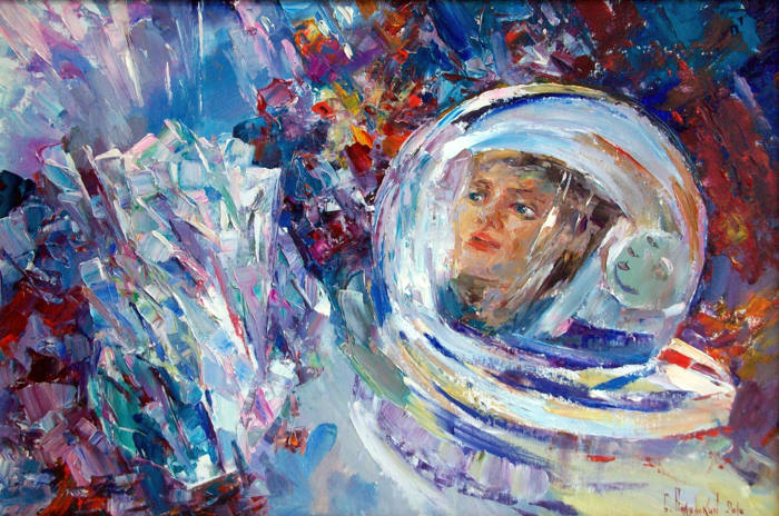Полянский Б.И. «Планета самоцветов» 2010 год. Холст на картоне, масло. 50х70 см PIXEL.jpeg