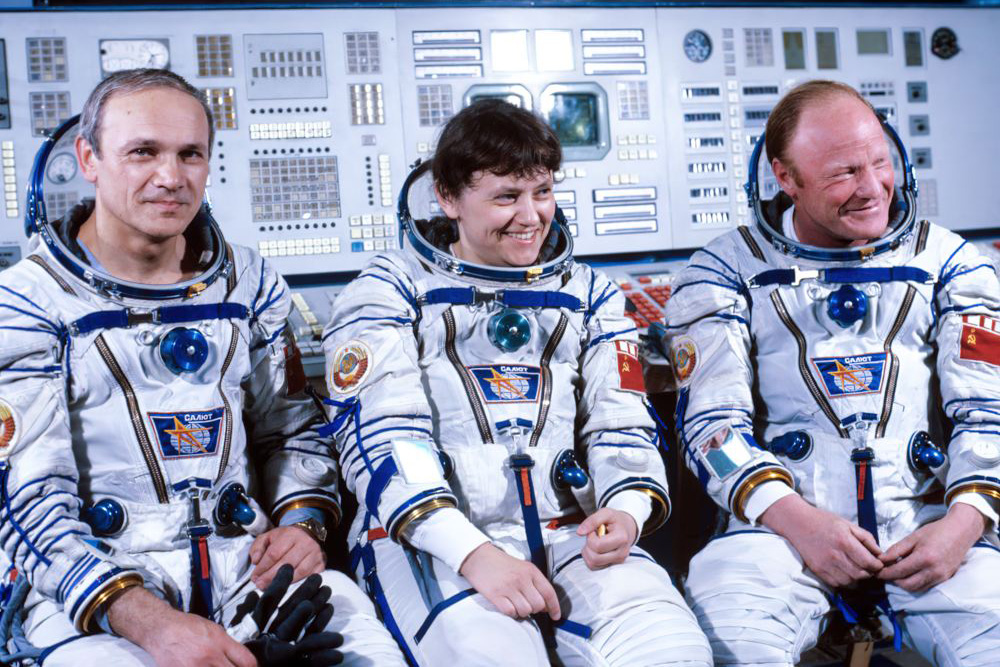 Владимир Джанибеков, Светлана Савицкая, Игорь Волк (1984) Владимир Джанибеков, Светлана Савицкая, Игорь Волк (1984)