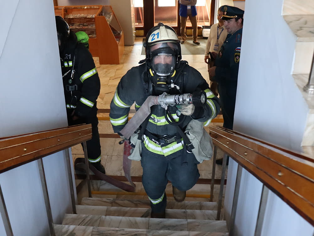 Пожарные учения Пожарные учения