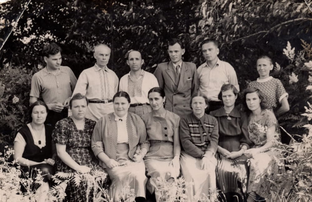 Медицинские работники Гжатской районной больницы. г. Гжатск. 1956г.