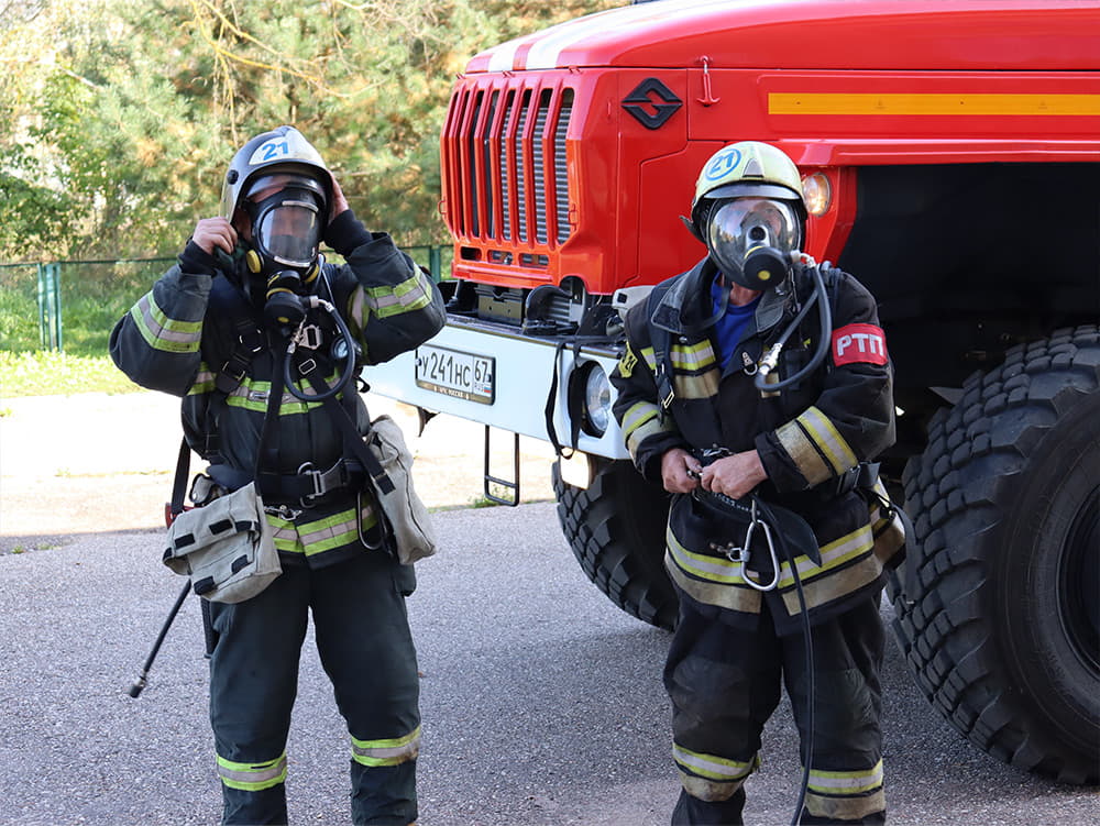 Пожарные учения Пожарные учения