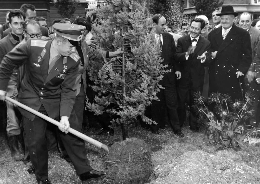 Промышленный город Иври-сюр-Сен, где на память Ю.А. Гагарин посадил ель (фото из открытых источников) Визиты Юрия Гагарина во Францию