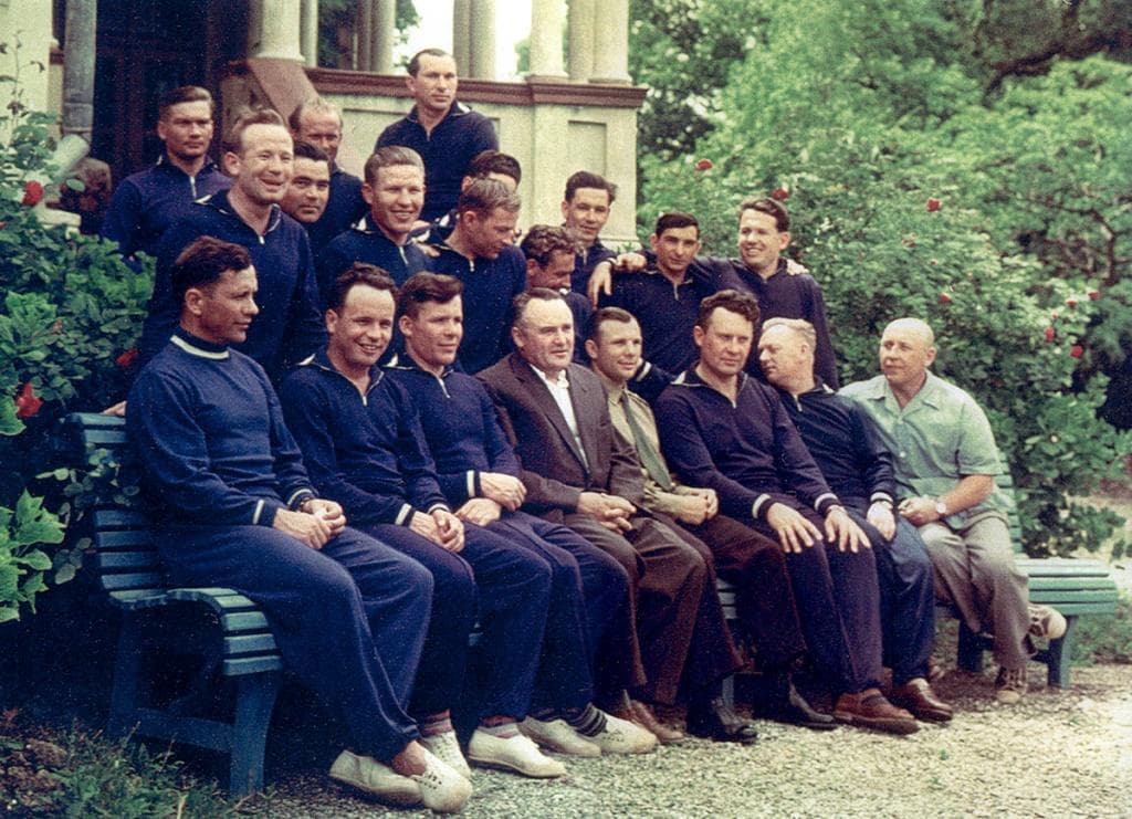 Первый отряд космонавтов.Сочи,1961 г.