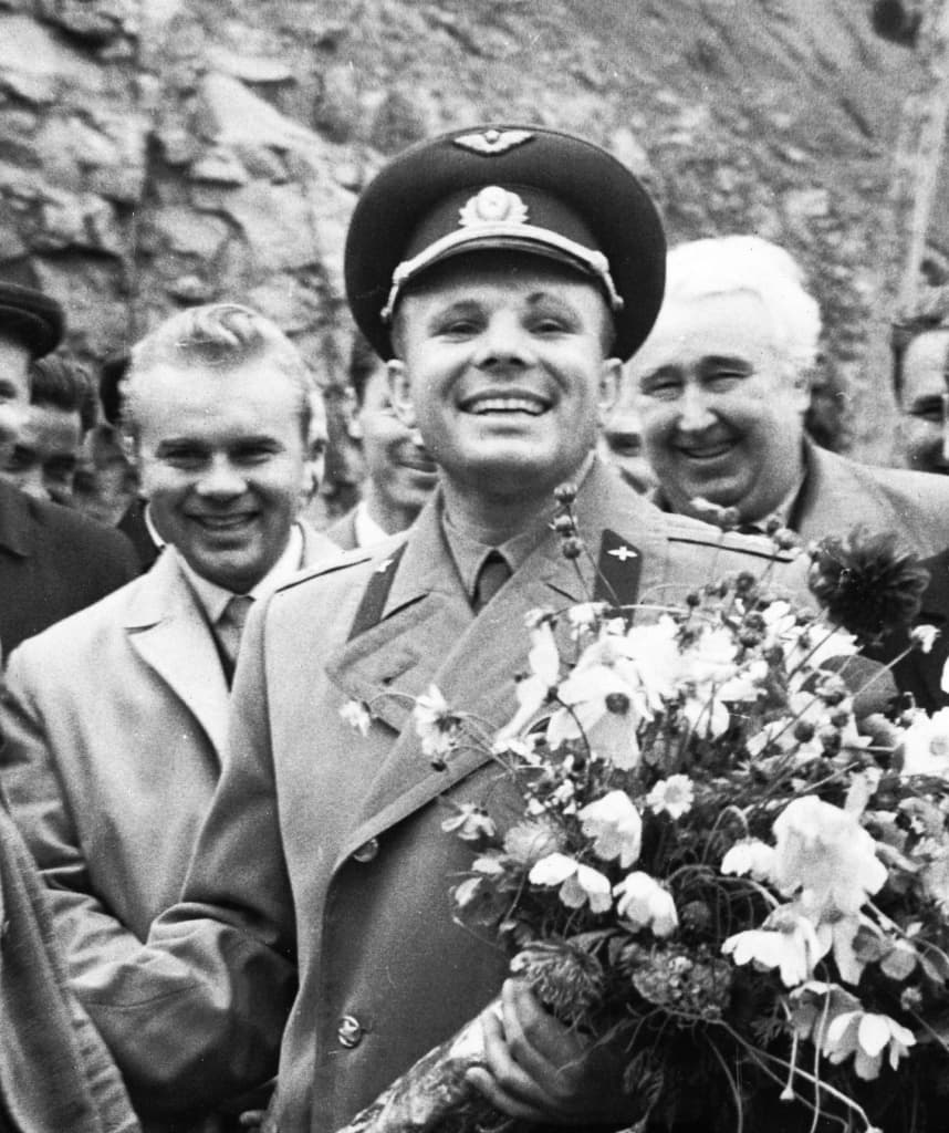 Юрий Гагарин во время пребывания с дружеским визитом в Афганистане.
