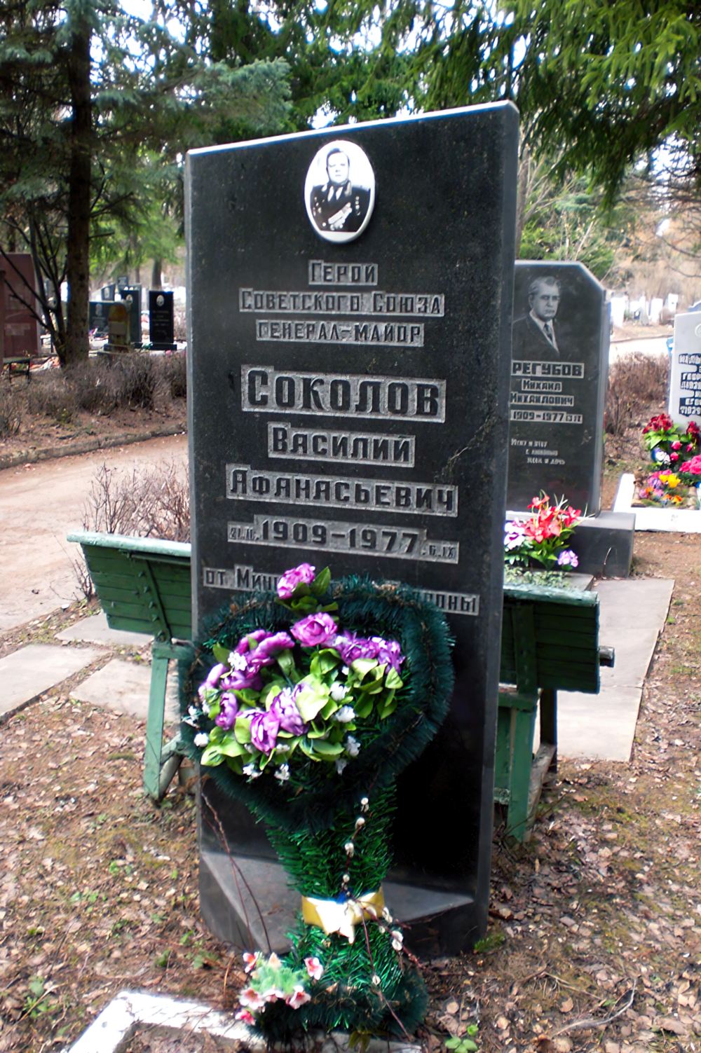 Могила Соколова Василия Афанасьевича